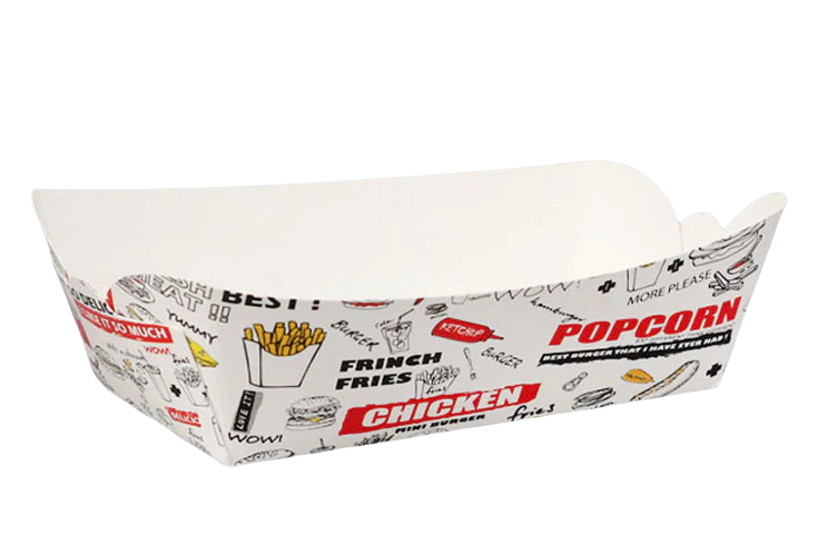 Snackbak Carton Large (Burgerserie) (100st/zak)