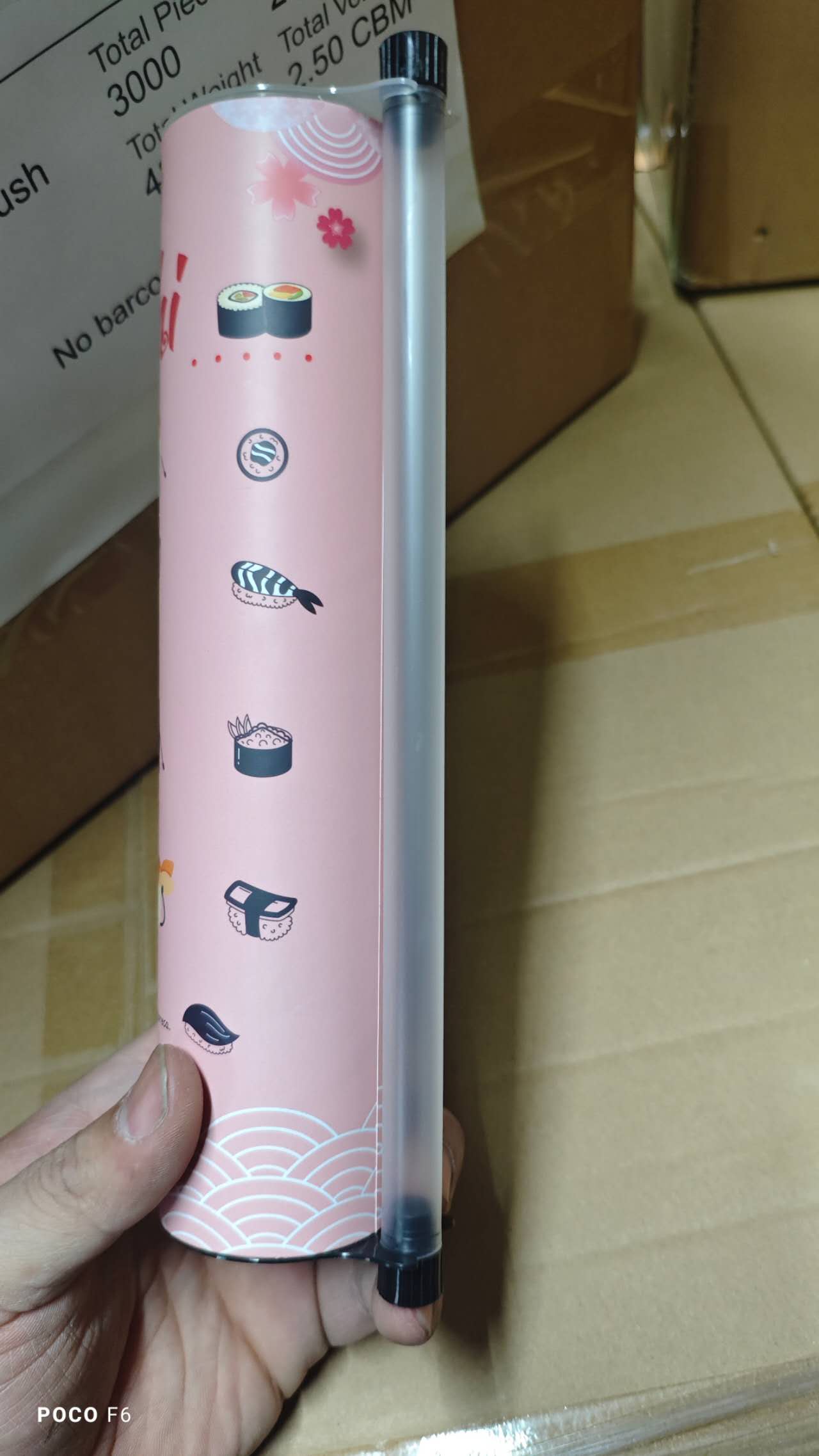 Sushi Push Pop Tube(100st per doos)