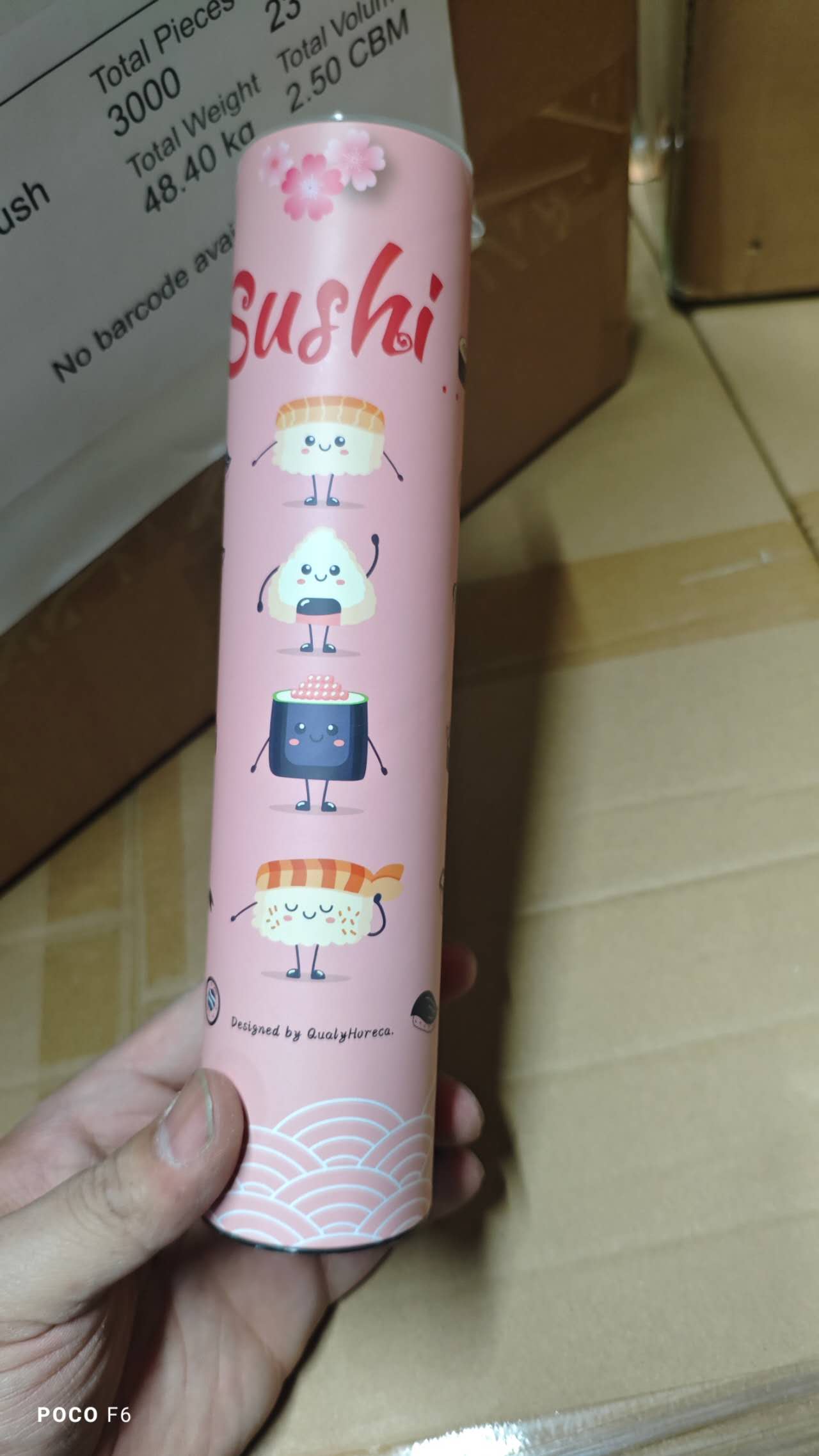 Sushi Push Pop Tube(100st per doos)