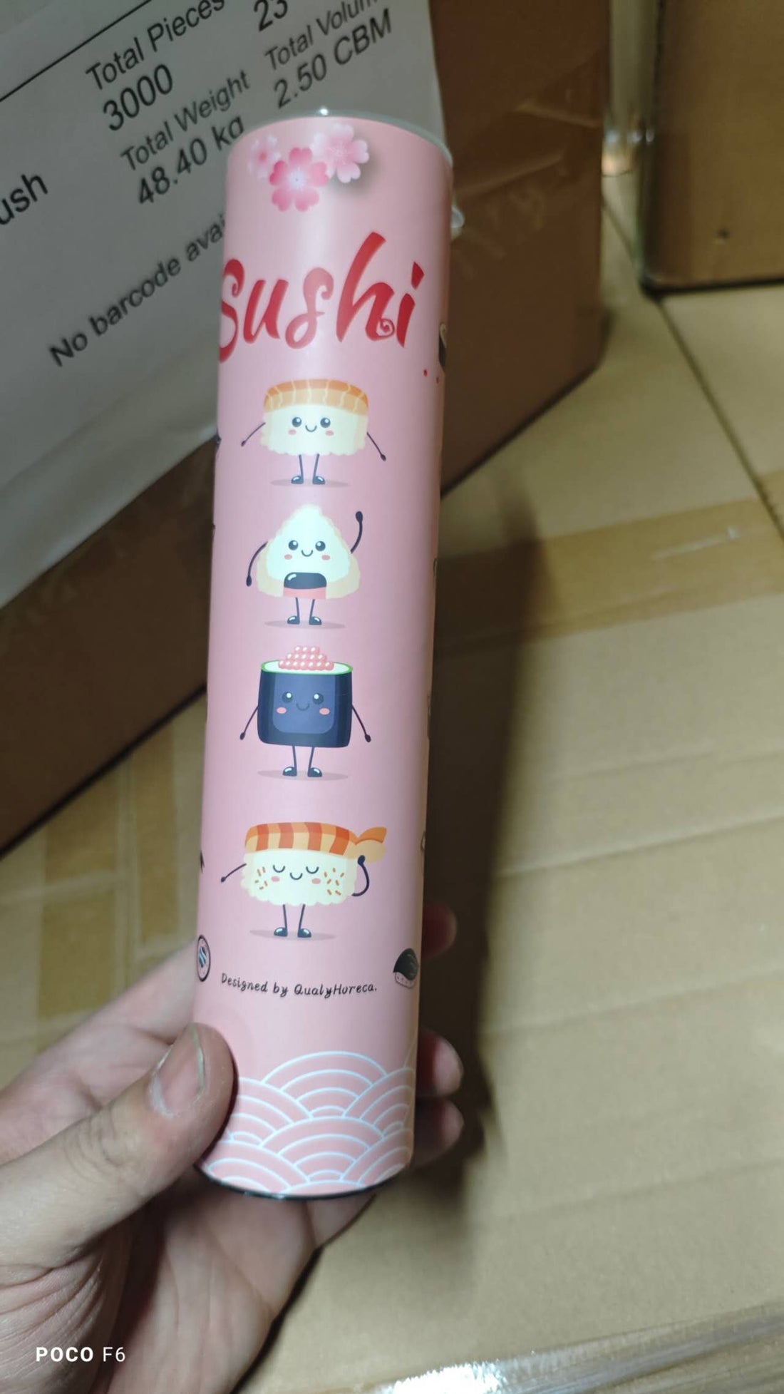 Sushi Push Pop Tube(100st per doos)