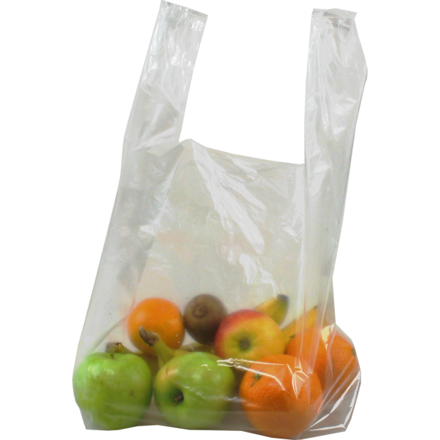 Tas, LDPE hemddraagtas, transparant (100st)