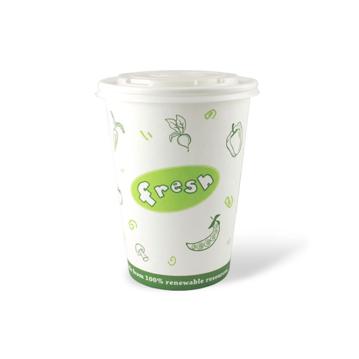 Soepkom met PLA coating 32 oz (950ml)