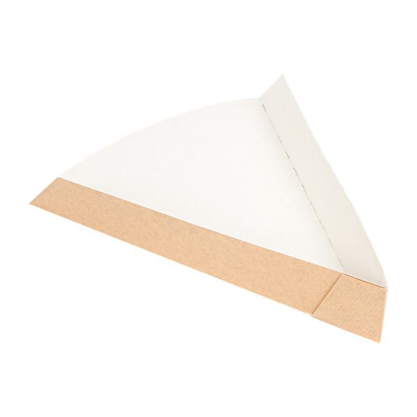 FSC® golfkarton pizzapunt houder 21x16,5x3,5cm