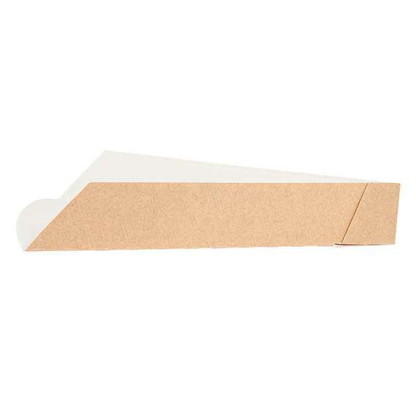 FSC® golfkarton pizzapunt houder 21x16,5x3,5cm