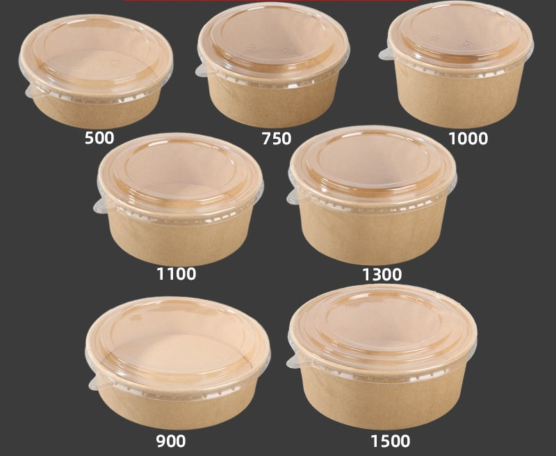 Salade Poke Bowl 1000ml 20oz Ø150mm kraft