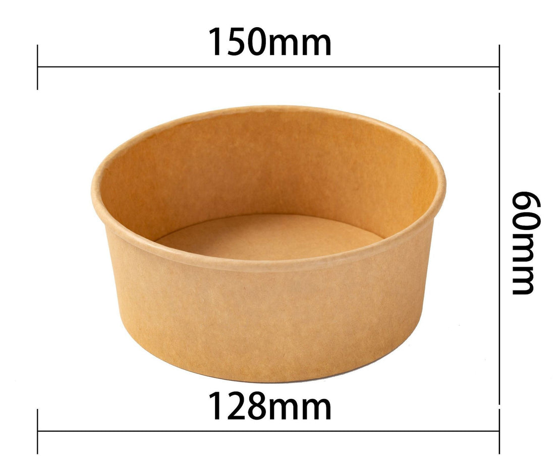 Salade Poke Bowl 750ml 20oz Ø150mm kraft