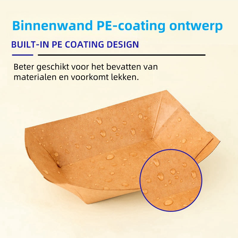 100x Frietbakjes kraft