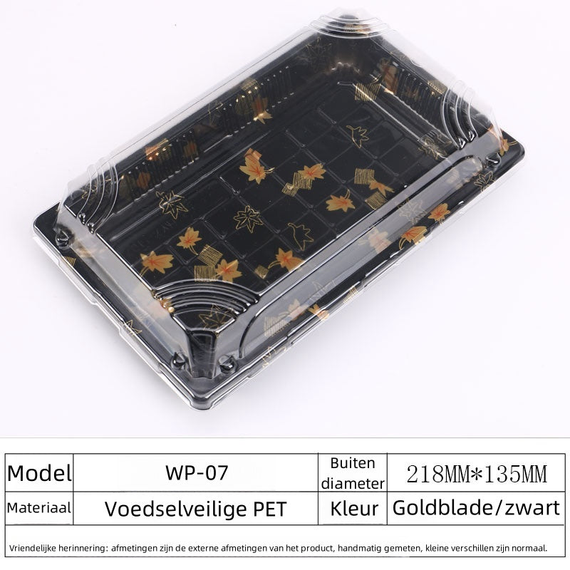 HP-07 Sushi Tray + deksel (400st/doos)