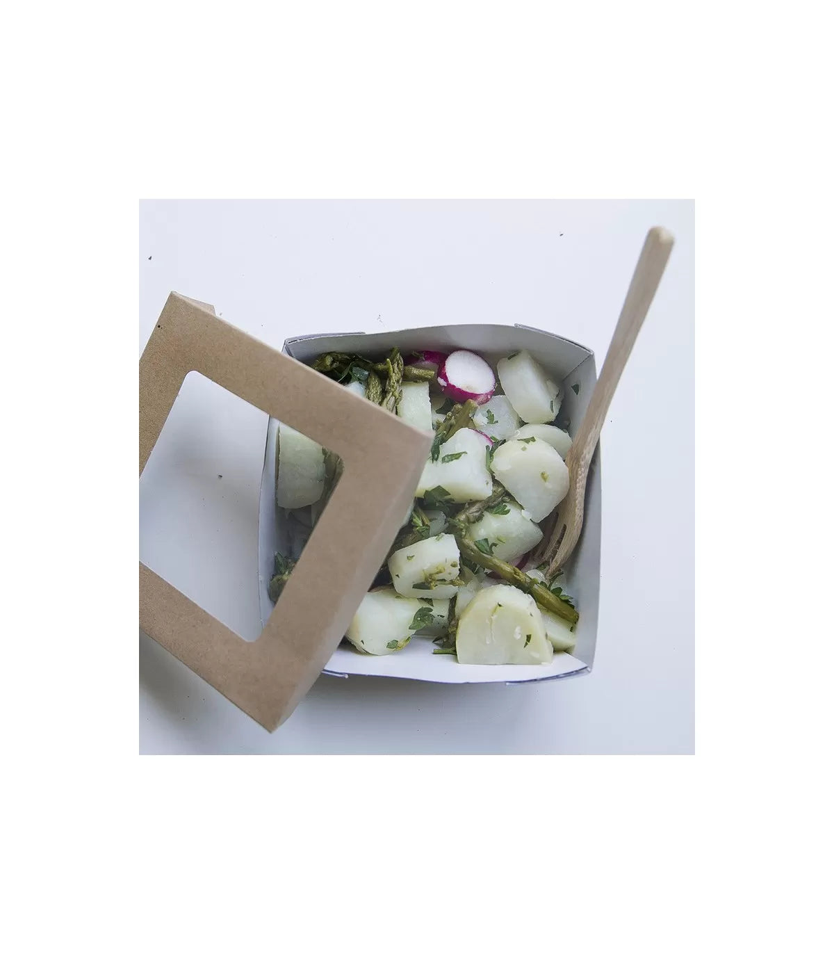 Taartdoos met venster 18.5 x 18.5 x 4 cm