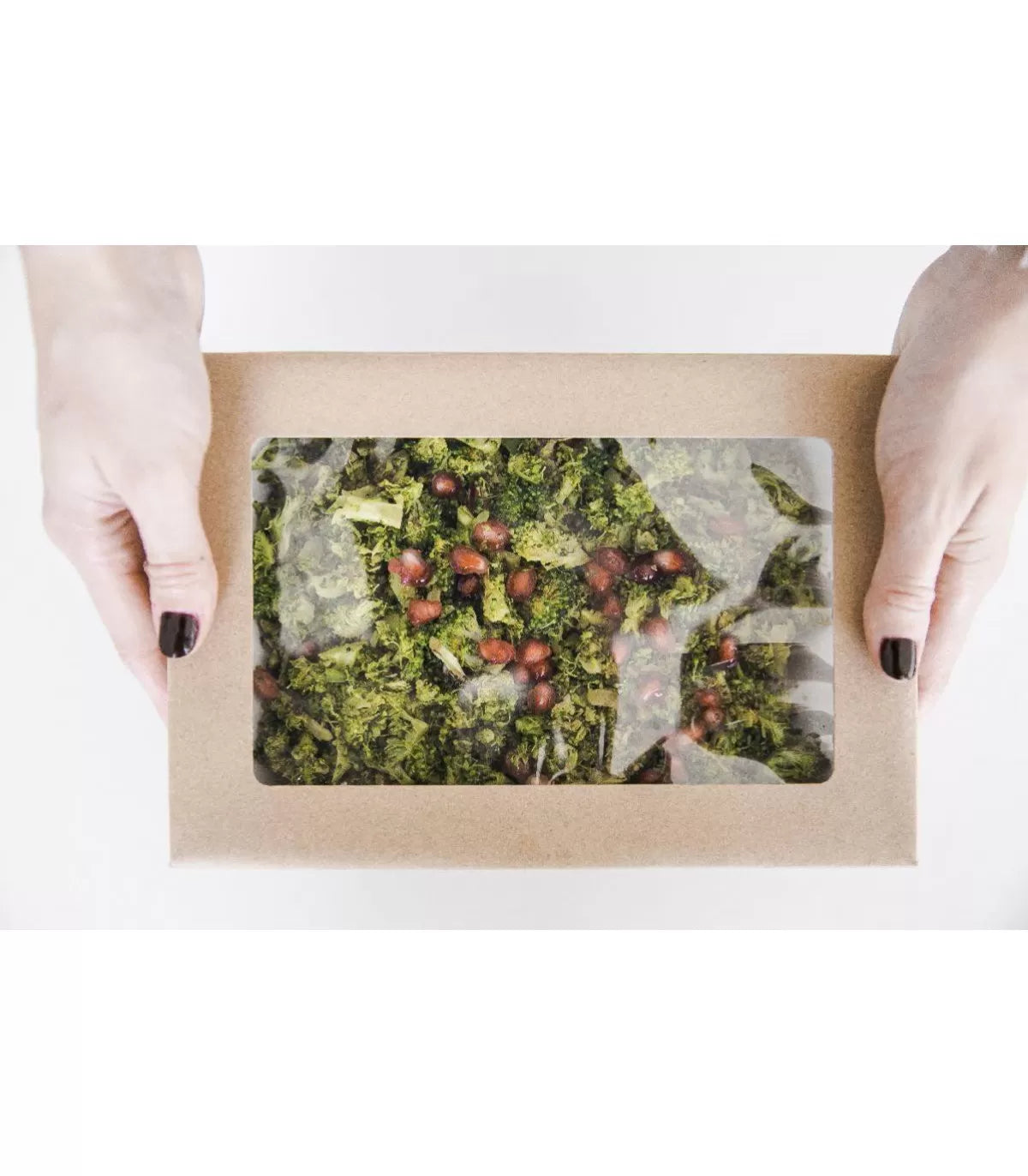 Taartdoos met venster 18.5 x 18.5 x 4 cm