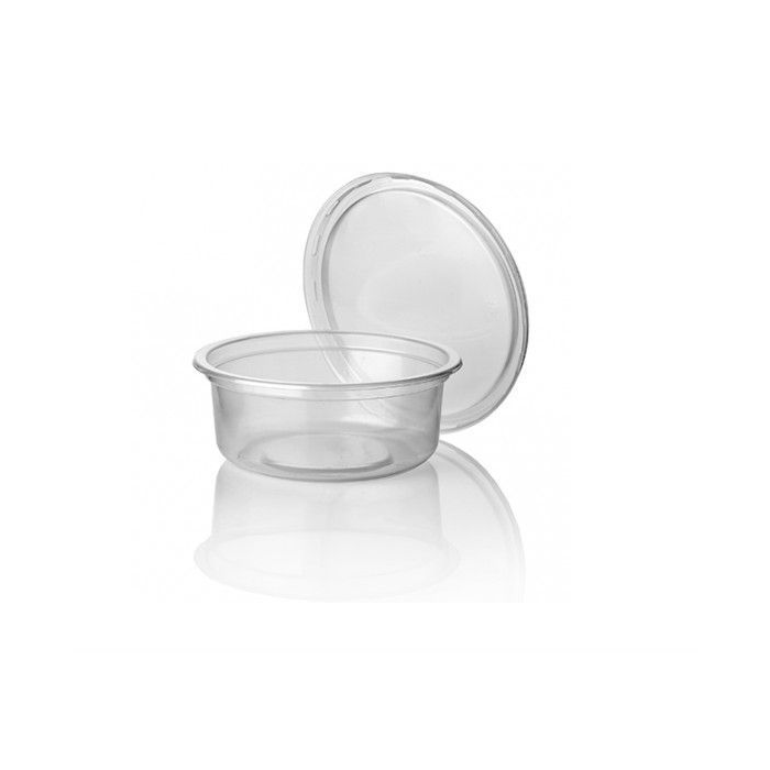 Sausbakje met deksel cc, rond 250st